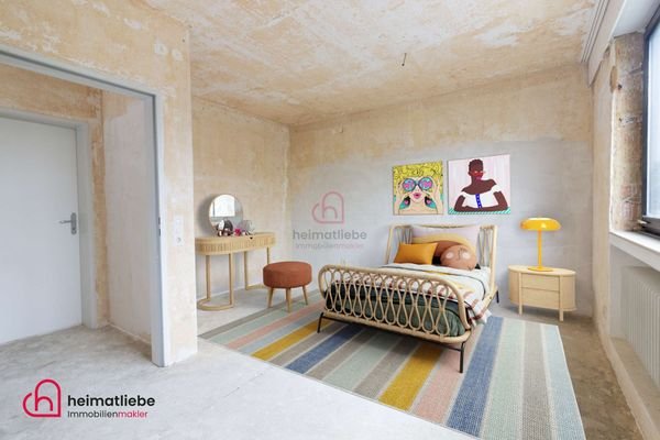 Kinderzimmer möbliert
