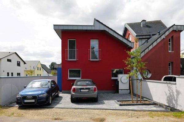 Vorderansicht Straße