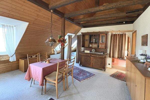 offener Raum mit hoher Decke DG