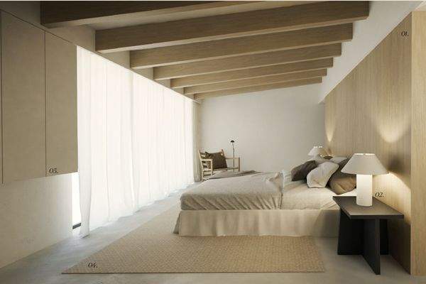 Projektion Schlafzimmer