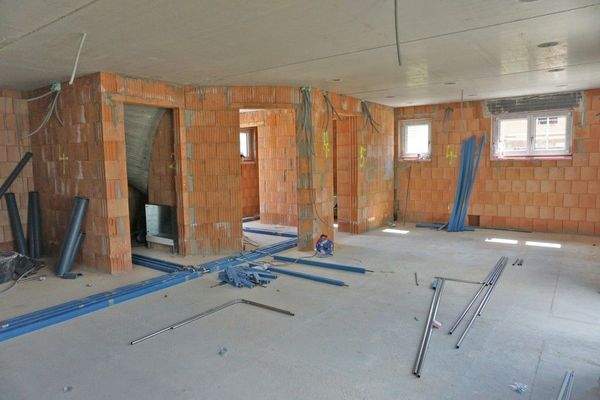 Wohnbereich - Blick Richtung Küche