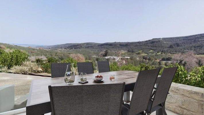 Kreta, Drakona: Neubau-Projekt! Einfamilienhaus mit Pool zu verkaufen