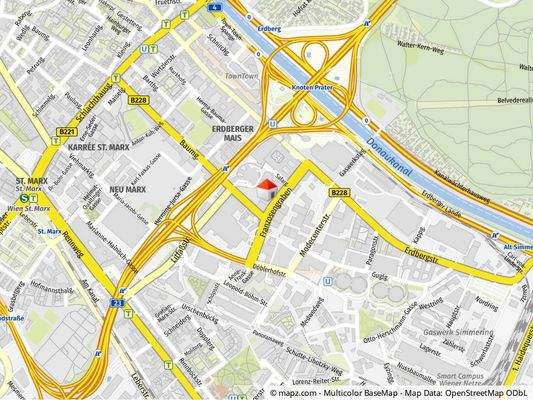 Geolyzer Kartenausschnitt