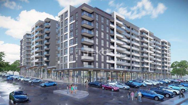 Flats in a Complex with Indoor Pool in Sincan Ankara