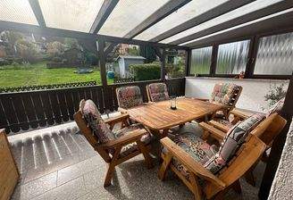 Überdachte Terrasse