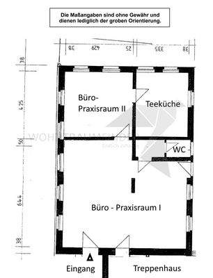 Grundriss Büro-Praxiseinheit