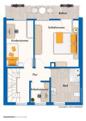 Grundriss Obergeschoss