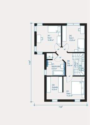 Perfekter Grundriss für Familien