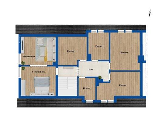 Grundriss Dachgeschoss