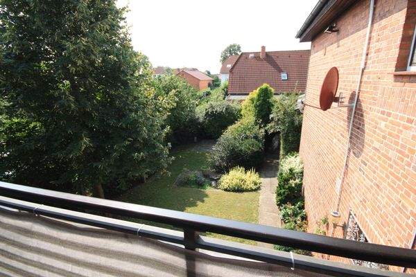 Blick vom Balkon der Wohnung 2