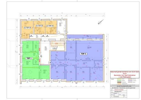 Grundriss Top 2 lt. NWG