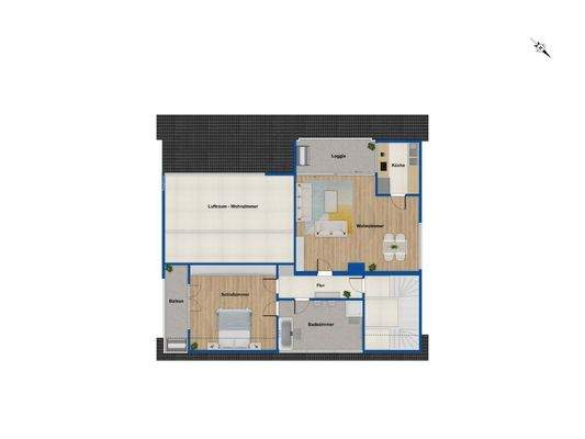 Grundriss Dachgeschoss