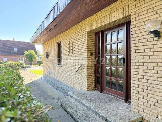 Herzlich willkommen- Hauseingang