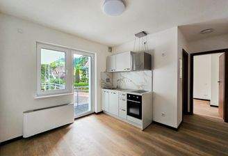 Küche mit Wohn-/Essbereich