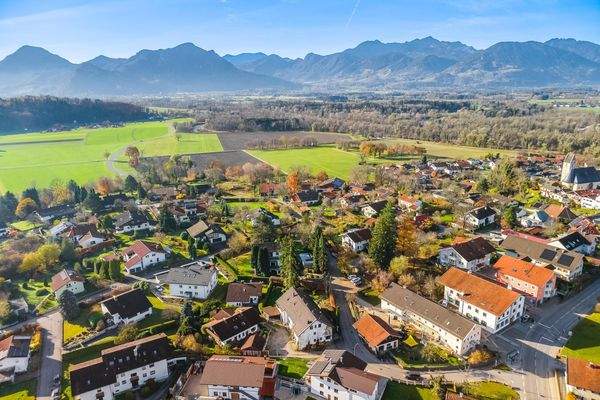 Blick auf die malerischen Alpen