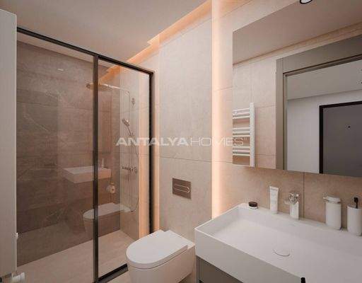 Apartments with Indoor Parking in Antalya Muratpasa