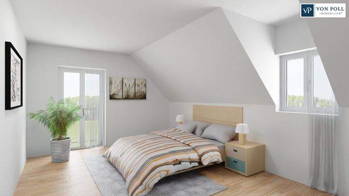 Ansicht Schlafzimmer