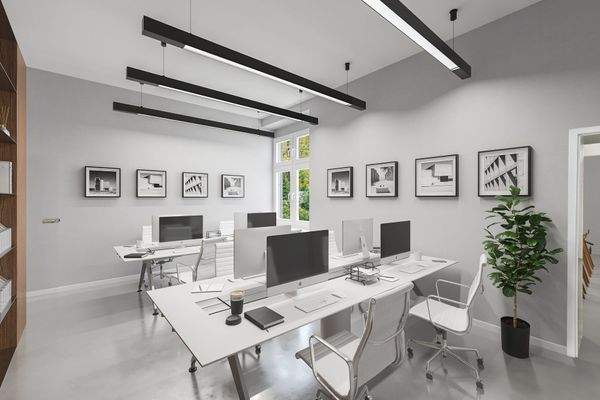 Büroraum - Visualisierung