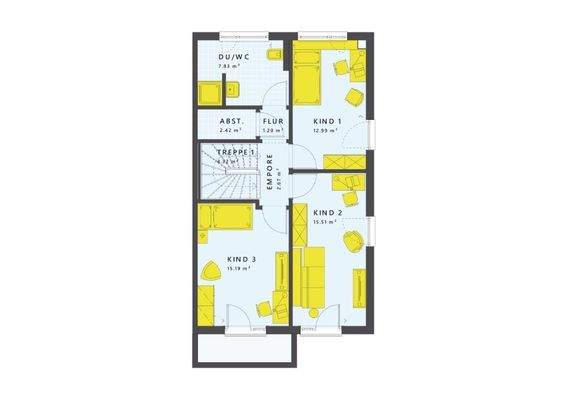 Familienfreundlicher Grundriss