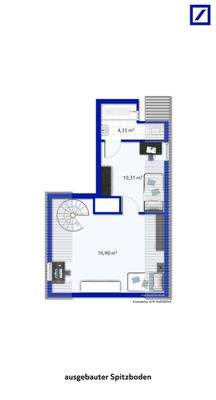 ausgebauter Spitzboden