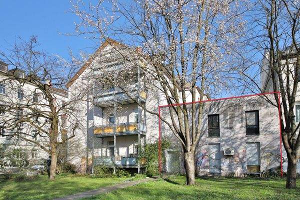 Außenaufnahme markiert