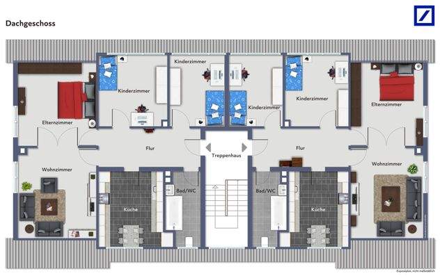 Dachgeschoss Grundriss