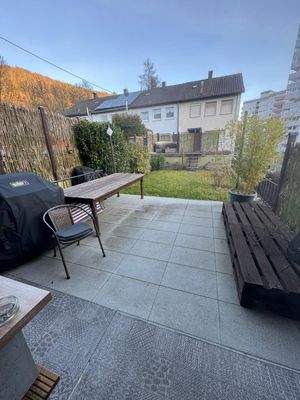 Terrasse mit Garten