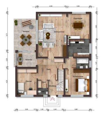 Erdgeschoss: Alle Aufmaße, Daten und Informationen ohne Gewähr