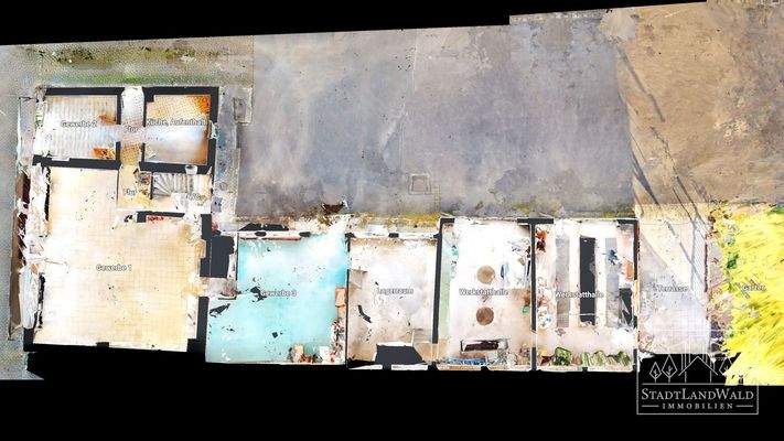 Schematischer Grundriss EG-Haus