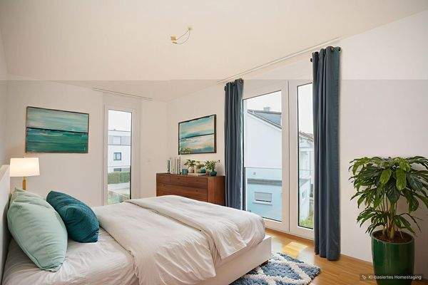 Schlafzimmer -Obergeschoss-Visualisiert