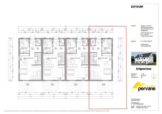 Grundriss EG - Haus B1