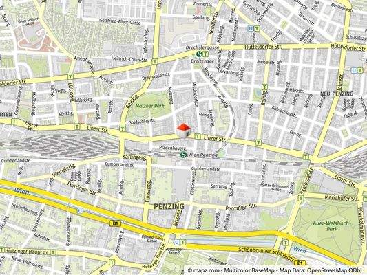 Geolyzer Kartenausschnitt