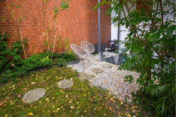 Terrasse im Gemeinschaftsgarten