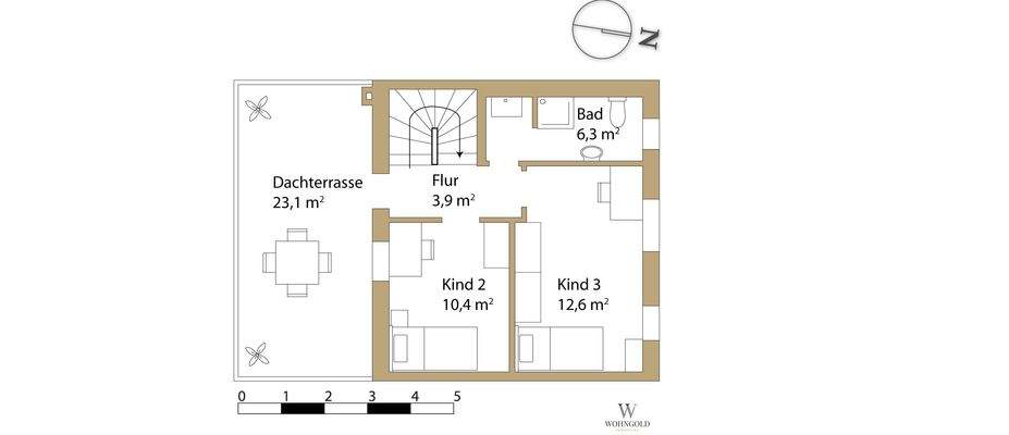 Grundriss Dachgeschoss
