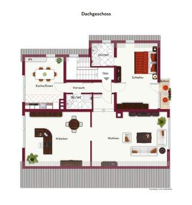 Grundriss Dachgeschoss