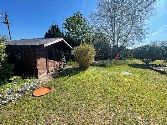 Ansicht des Gartenhauses