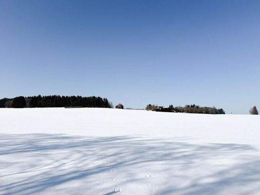 Blick zum Grundstück