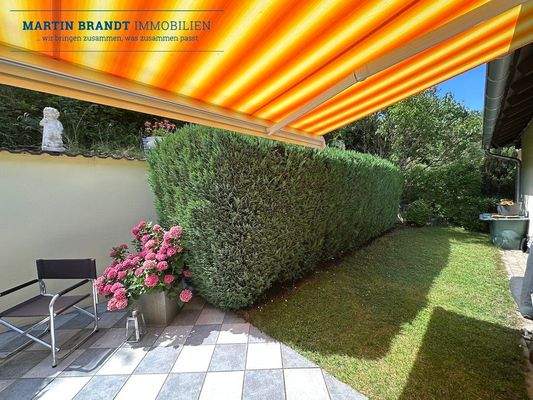 seitliche Ansicht Garten