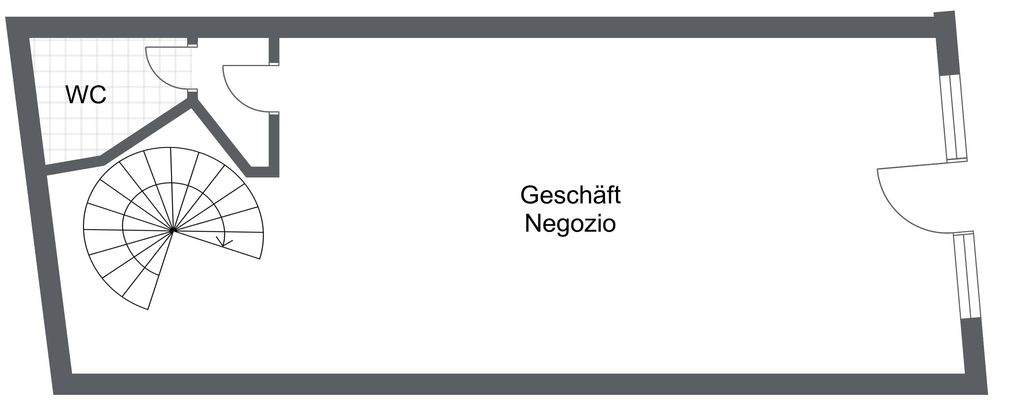 Friseursalon_Franziskanergasse - 1. Etage - 2D Floor Plan