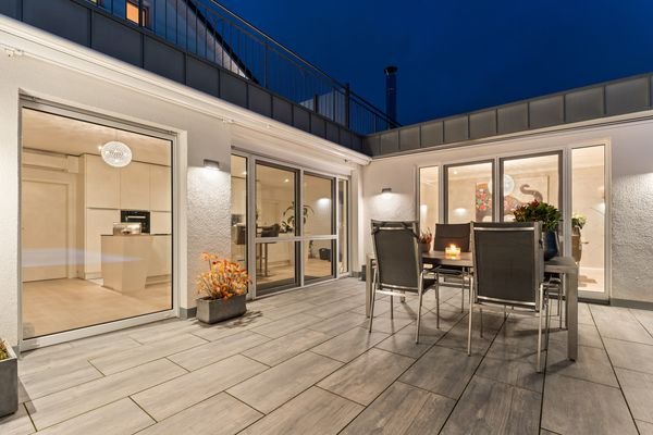 Terrasse Abend
