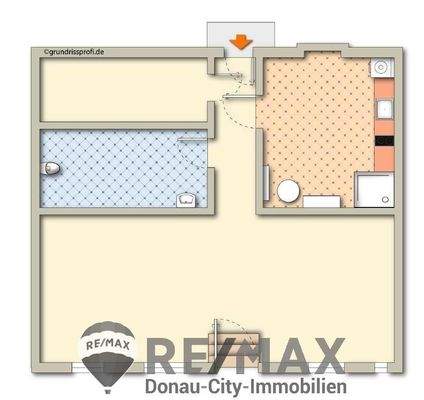 Grundrissplan Unmöbliert