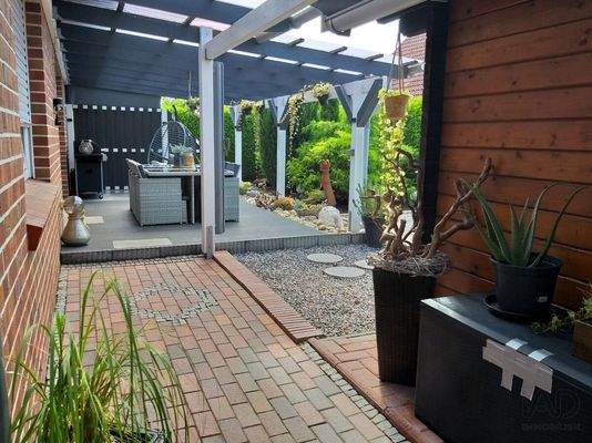 sichtgeschützte Terrasse