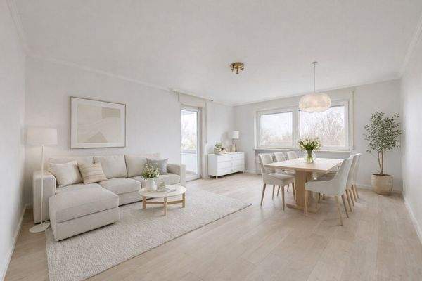 Wohn-/Essbereich Visualisierung