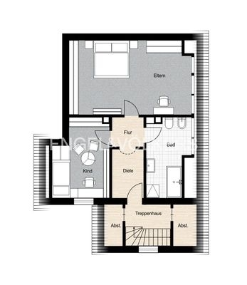 Grundriss OG Vorderhaus