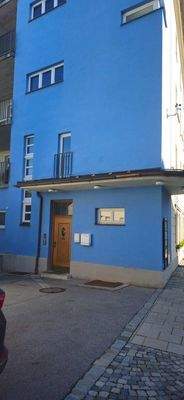 Eingang auf der Rückseite