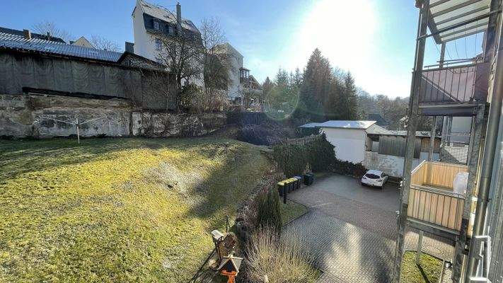 Blick (2) vom Balkon