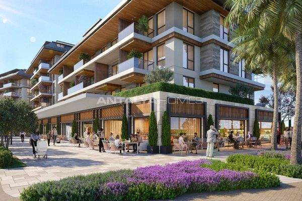 Flats in a Complex with Rich Amenities in Oba Alanya