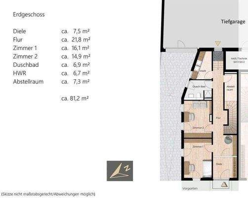 Grundriss Erdgeschoss