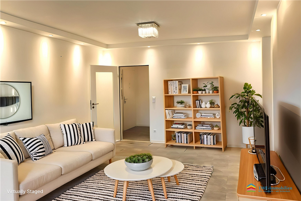 Wohnzimmer Virtual Staging