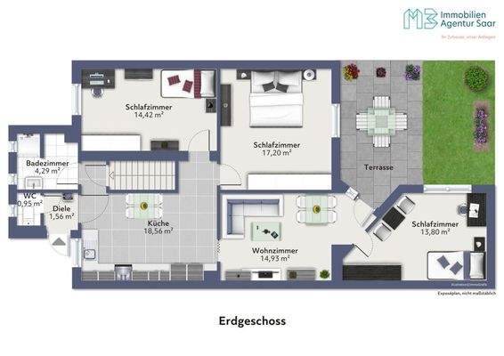 Ebenerdiges Einfamilienhaus in Bous